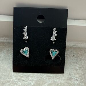 Primrose sterling silver earring set